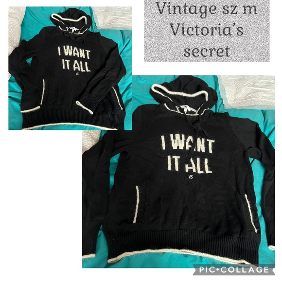 VS SWEATER PULLOVER RARE I WANT IT ALL 2015 - Picture 1 of 15